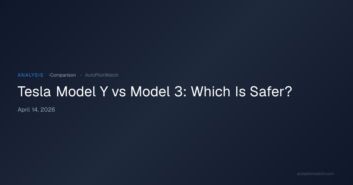 Tesla Model Y vs Model 3: Which Is Safer? | AutoPilotWatch